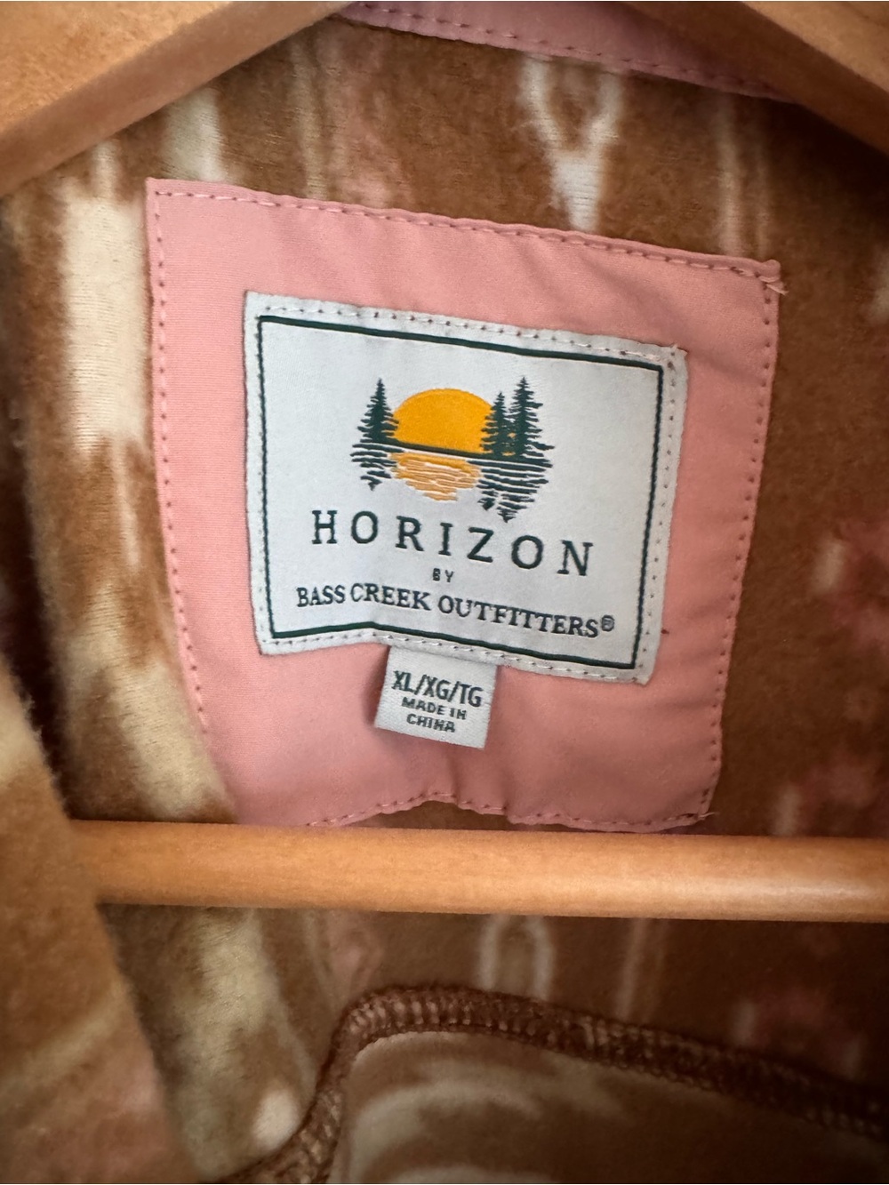Classic Patterned Button-Up Shacket - Brown - Picture 3 of 8